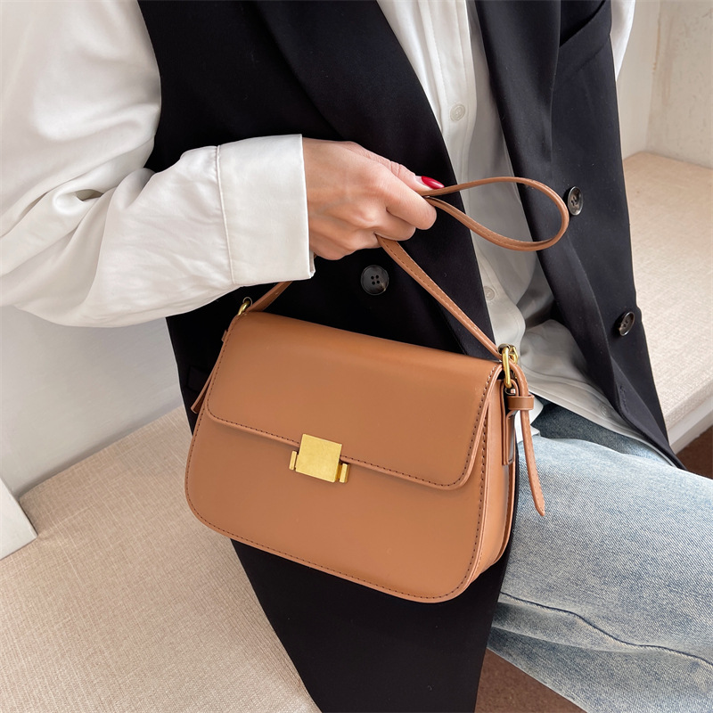 Bolso de tofu estilo coreano, novedad primavera 2026, bolso de hombro Melard, bolso cruzado informal y versátil para mujer