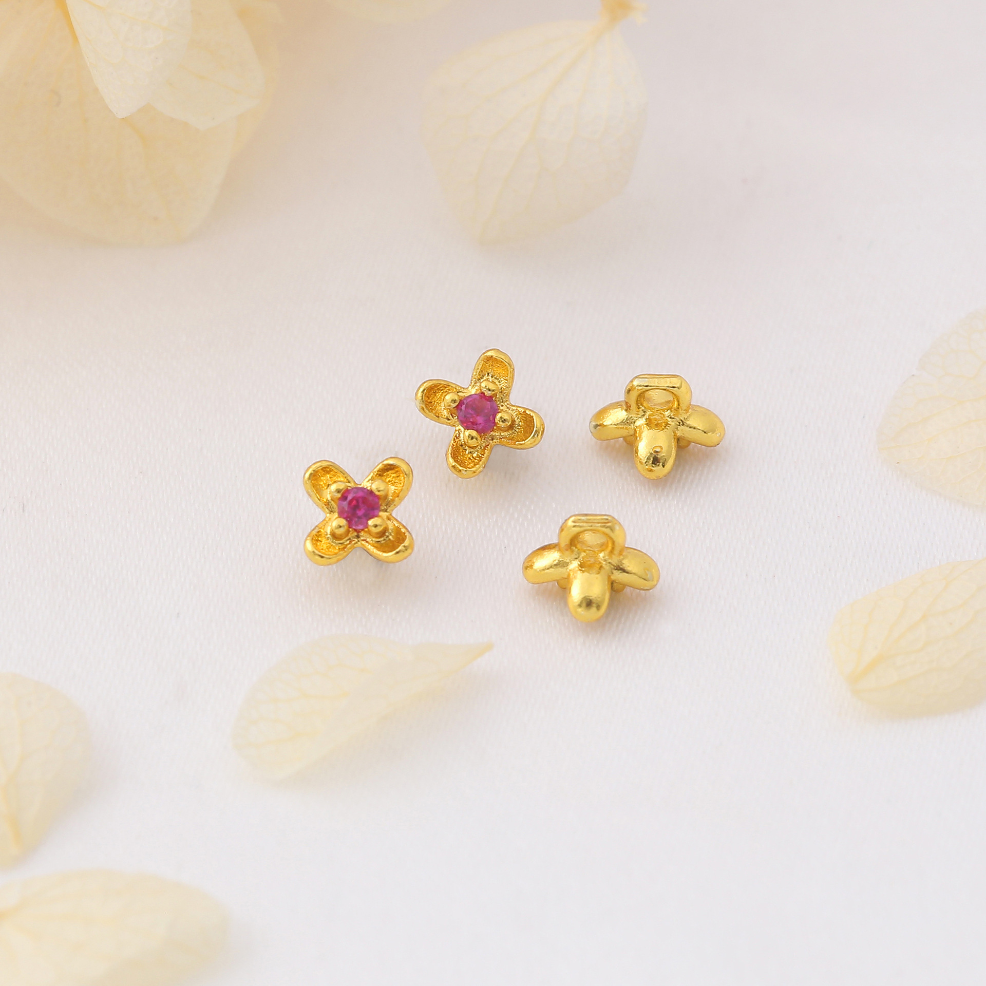 4mm osmanthus: rose red