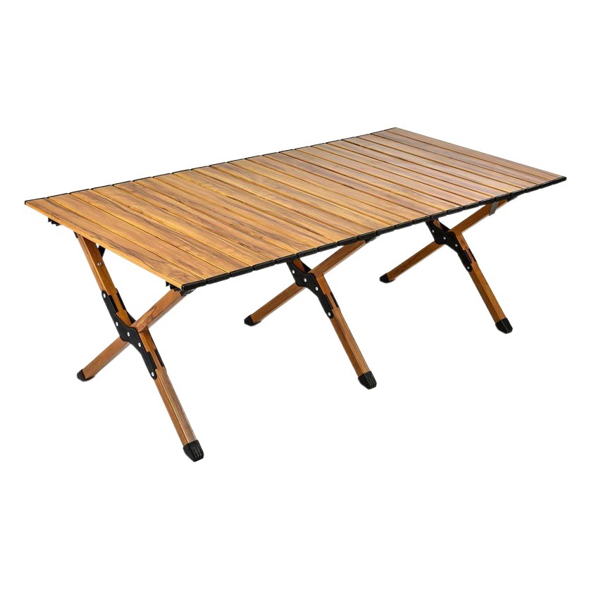 Mesas plegables de acero al carbono, sillas Kermit, mesas y sillas plegables para acampar, salidas de primavera, mesas y sillas de picnic, mesas de rollos de huevo al aire libre al por mayor