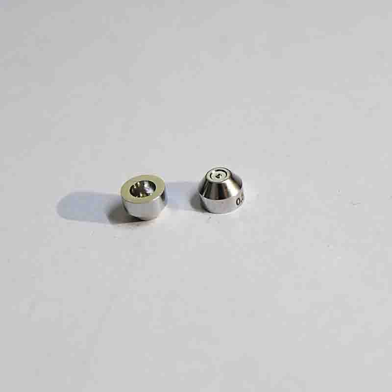 武藏诺信长林轴心点胶机不锈钢喷嘴高速无痕内衣阀钨钢喷嘴