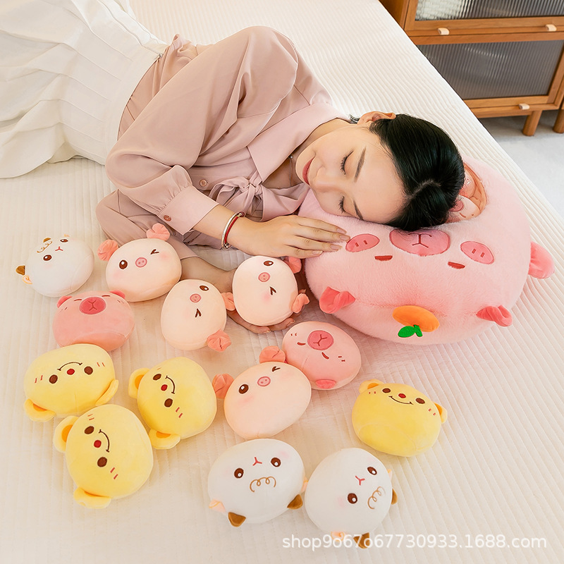 사랑스러운 카피 발라 카피 바라 스낵 베개 양고기 인형 돼지 인형 봉제 장난감 생일 선물 소녀