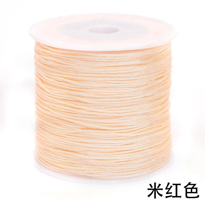 工場直販 No.72 翡翠ライン 0.8mm DIY 手織りロープ 転送ビーズ リングライン ブレスレット ビーズロープ|undefined