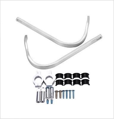 anti-drop handguard brake pull – Motorcycle Safety Supplies - silver-all-aluminum-hand-guard