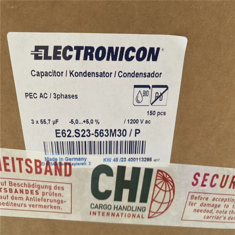 ELECTRONICON e62.s23-563m30 1200V 3×55.7uF 850vac пленочный конденсатор