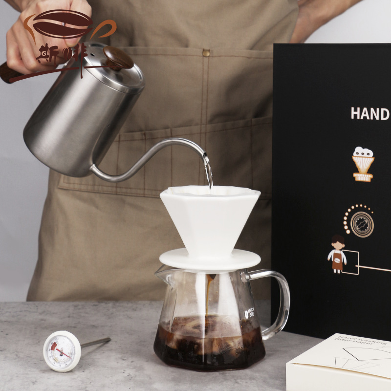 Juego de Café de Preparación Manual Sifei, Caja de Regalo, Utensilios para Café, Cafetera, Filtro de Goteo, Juego de Café de Preparación Manual para el Hogar image 5