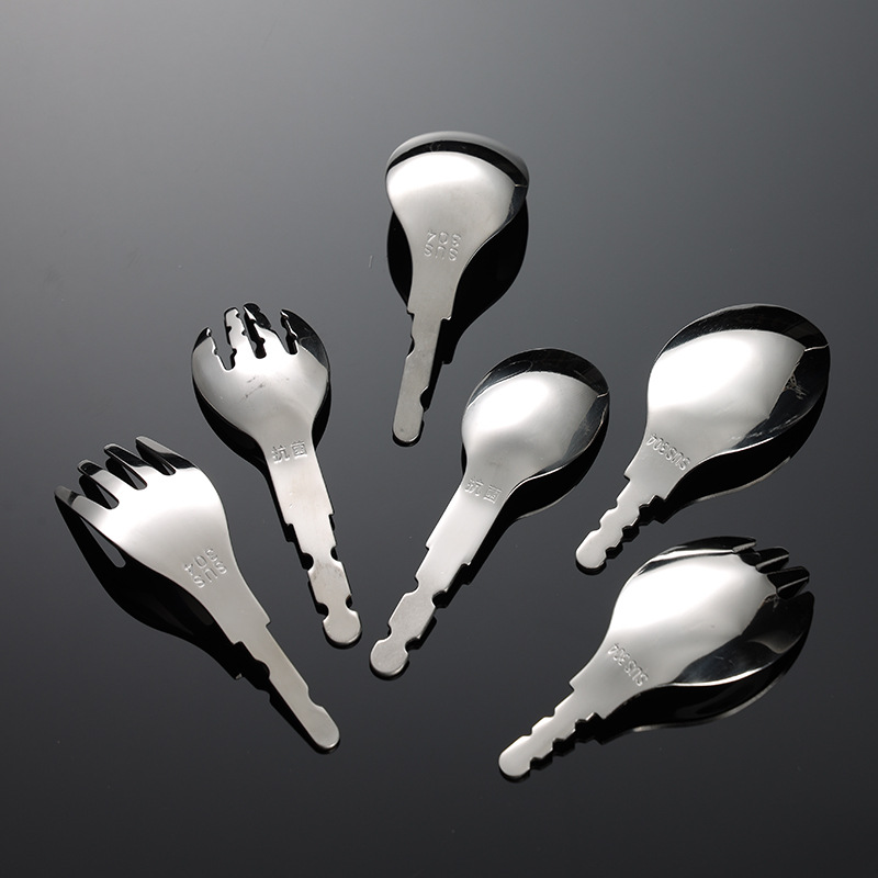 En 316 스테인레스 스틸 스푼 헤드 어린이 식기 유아 먹는 숟가락 머리 아기 304 스푼 헤드 포크 헤드 반제품