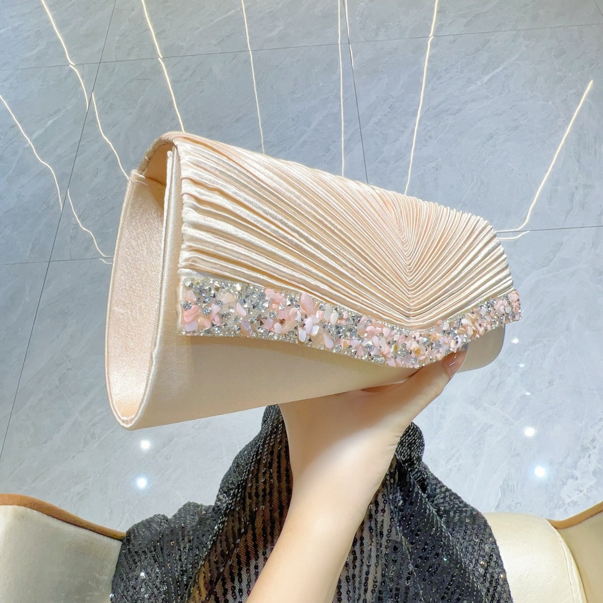 fashionable elegant small clutch bag