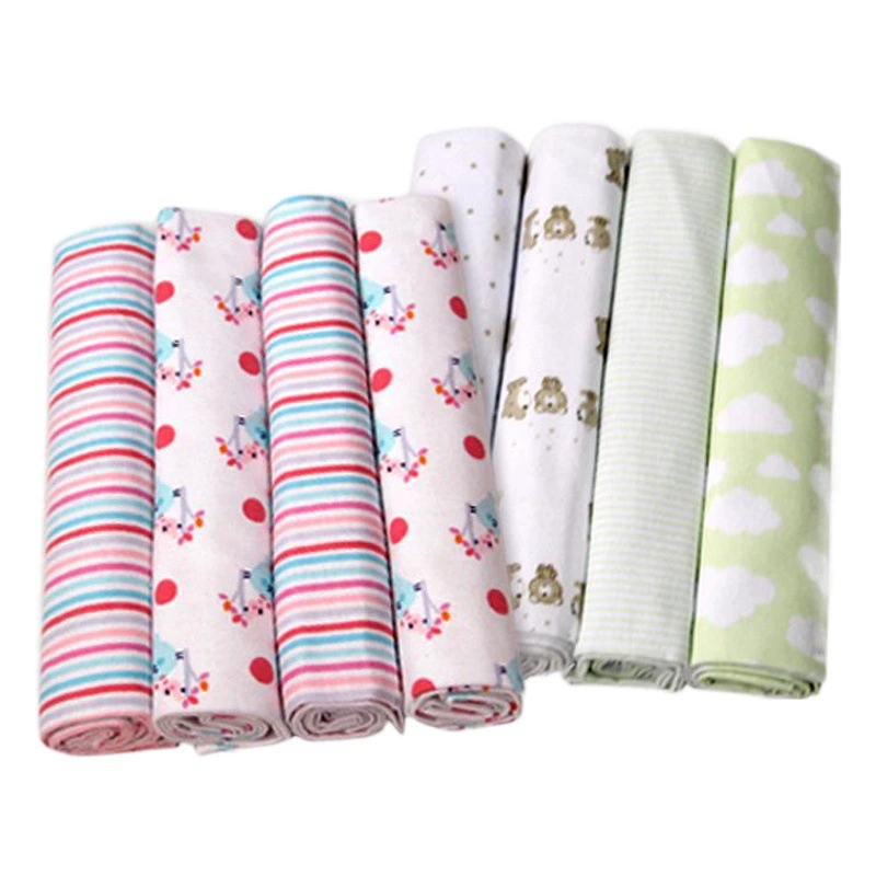 Заводская цена продвижение хлопок фланель детское одеяло напечатано 102x76 однослойное 4 внешней торговли простыня одеяло