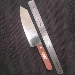 Factory direct Yiwu for 173 knife net red wooden handle knife kitchen stainless steel knife cutting knife cutting knife water
