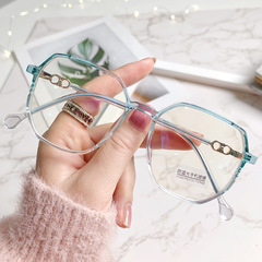 2023 New TR Anti-blue light glasses for women, Korean-style trendy, bare face influencer glasses frame, available with myopia lenses, wholesale