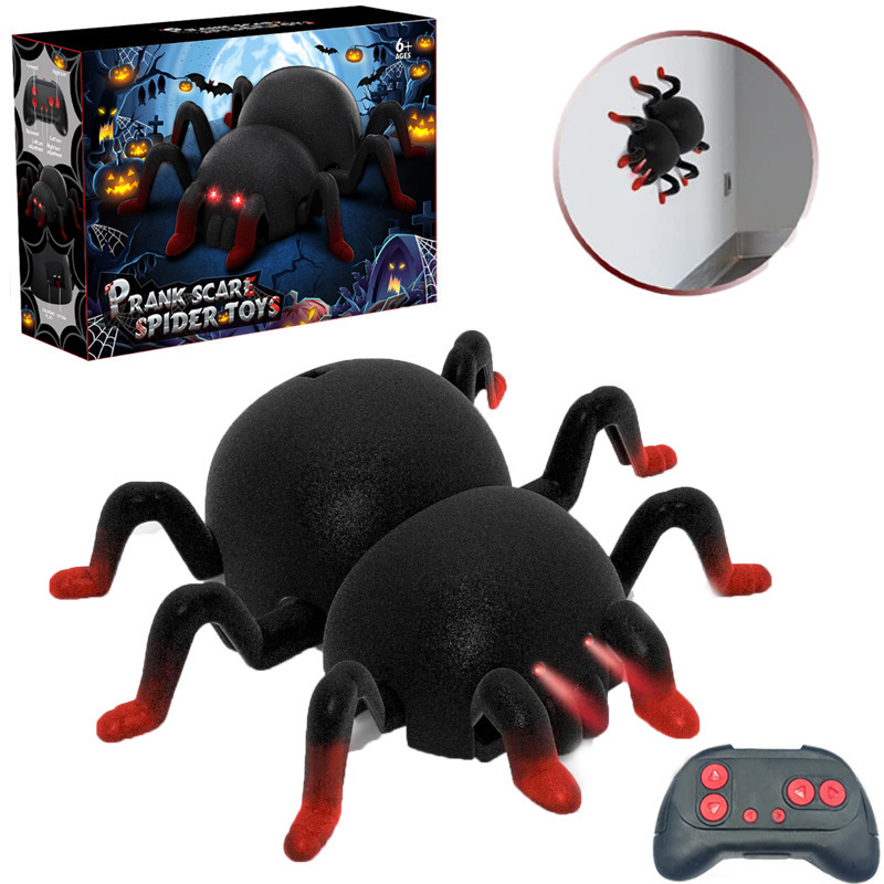 Cross-Border Wall-Climbing Car, Simulated Electric Spider Stunt Wall-Climbing Car, Halloween and Christmas Horror Prank Toy Gift