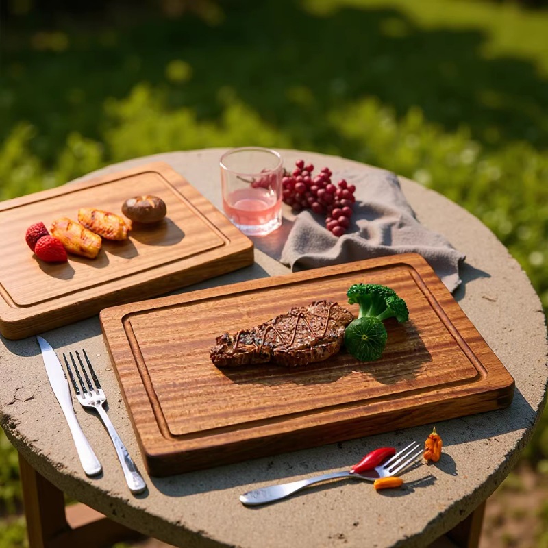 家用厨房沙比利切菜砧板实木餐盘西餐厅专用牛扒面包牛排切板批发