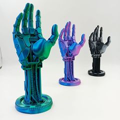 跨境新品3D打印赛博朋克机械手模型手办摆件礼物拍摄道具桌面挂件
