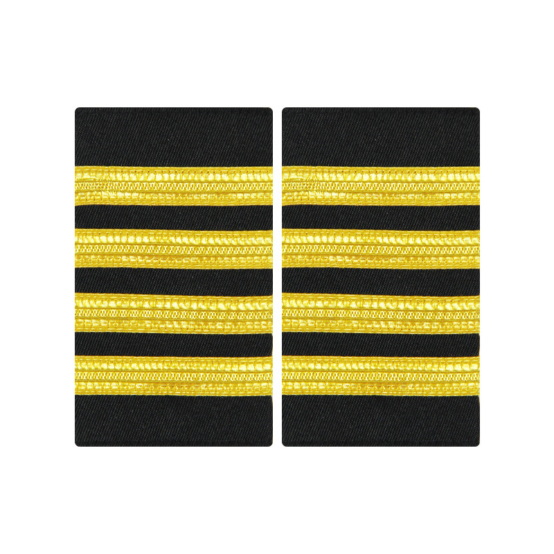 Hainan Airlines Shanghai Airlines Charretera India alambre de metal epaulet Cadete de aire epaulet