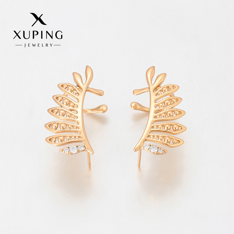 Xuping nicho diseño de estilo retro pernos de auriculares de auriculares integrados pendientes de auriculares personales transfronterizos europeos y estadounidenses por mayor