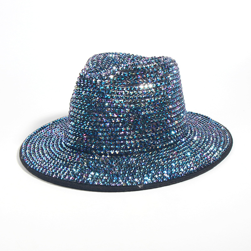 Comercio exterior europeo y americano personalidad gorra de clavos gorra de clavos gorra de diamante gorra de pescador estilo de escenario gorra de balde de fiesta gorra