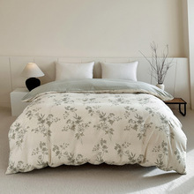 定制尺寸A类棉麻被套单件全棉纯棉亚麻230*230被罩248x248cm床上