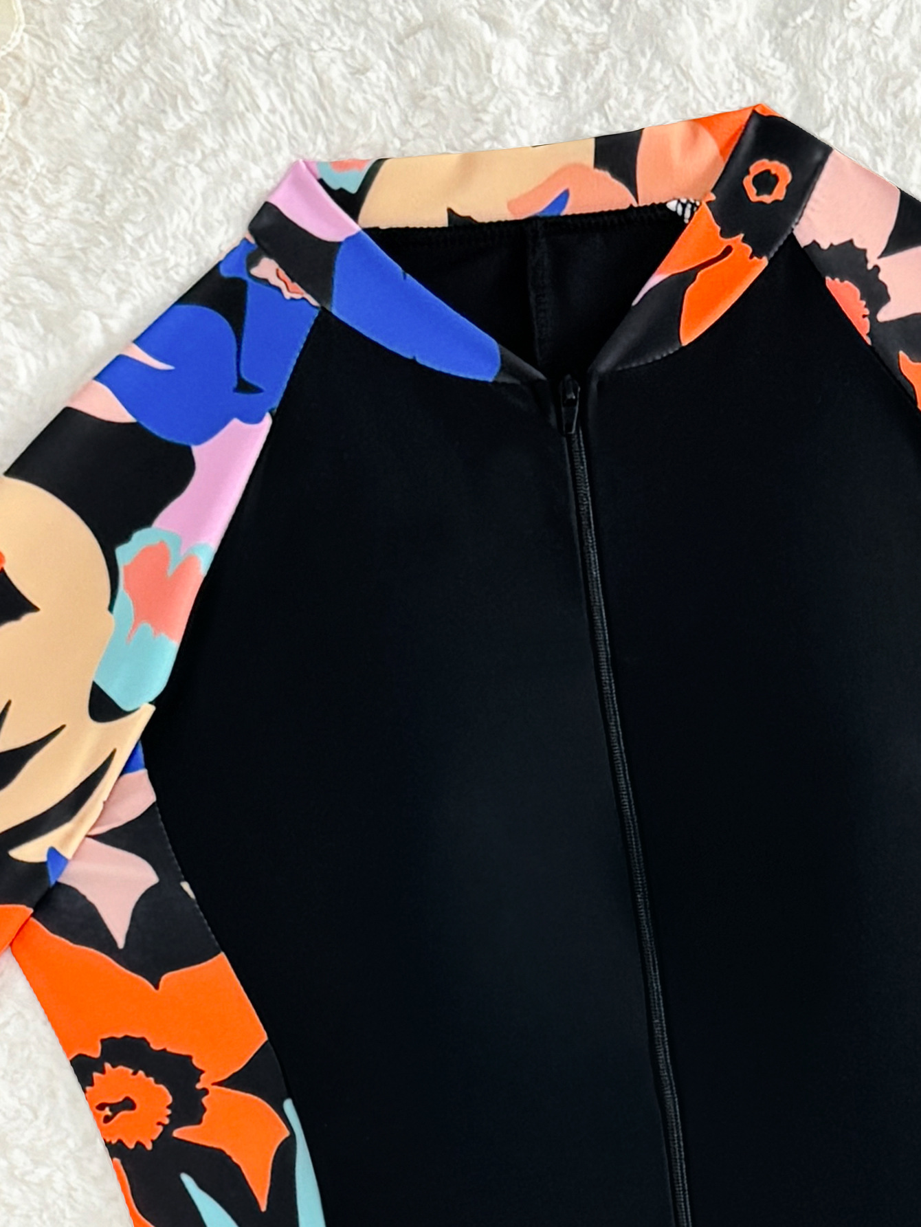 273g Weight Long Sleeve Sleeve Length Nylon Fabric Type Regular Top Length One-pieces Tops Type 1 Piece Quantity Fitness Occasion High Neck Neckline Regular Fit Fit Type Solid Color Pattern Women's Gender Sexy, Solid Color Style Women's Sexy Solid Color Solid Color 1 Piece One Piece Swimwear 13
