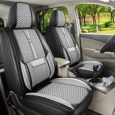Seat cushion, seat cover Jiachen Car Seat Cover for - main-and-co-pilot-2-seater-gray-and-black-standard-version