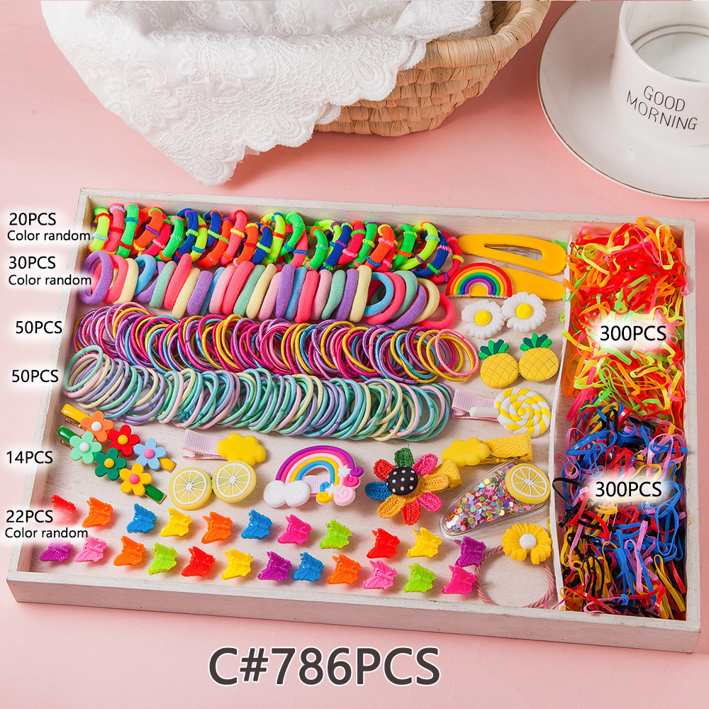 Caja de regalo para niños Jewelry Set linda niña pequeña regalo de cumpleaños princesa cabello cabello cuerda caja de joyería de alta gama