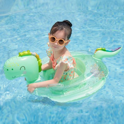 ins Internet celebrity baby seat dinosaur children's swimming ring inflatable child seat ring thickened swimming ring armpit ring