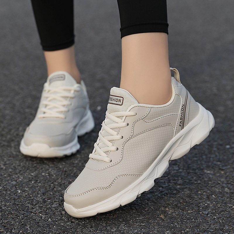 Casual black lightweight running sneakers