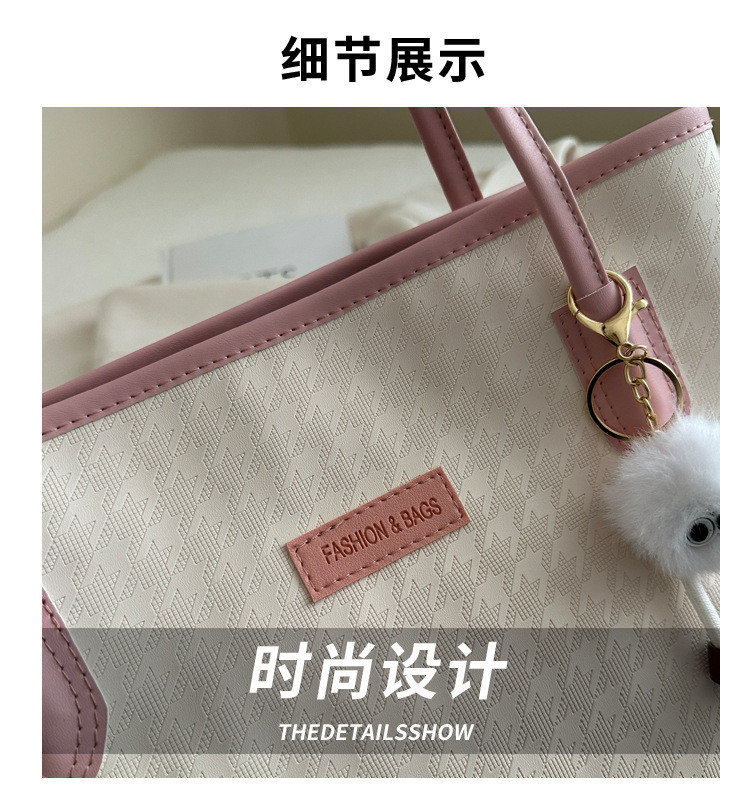 New simple and casual tote bag wholesale, cross-border shopping, commuting, armpit bag, large capacity, trendy and fashionable shoulder bag Item Picture