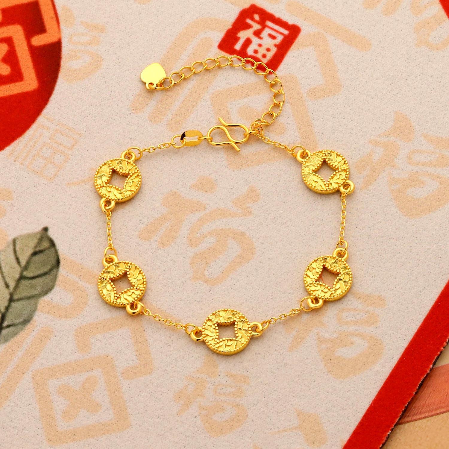 Long Scale Crushed Ice Bracelet Women's 2025 New Five-Flower Copper Design New Chinese Elegant Light Luxury High-end Jewelry