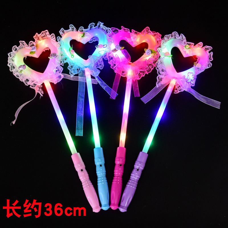 로즈 레드 사랑 요정 지팡이 3개