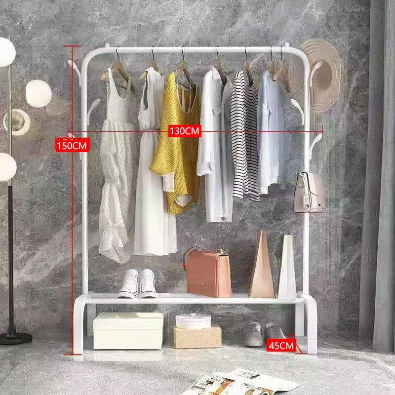 Combinación percha de ropa zapatos sombreros quilt tipo suelo balcón dormitorio sombreros gancho de almacenamiento de productos fabricantes de comercio exterior secado plegable