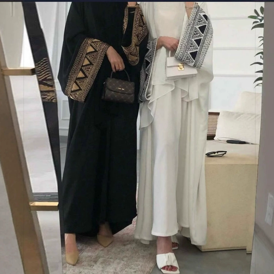 Экспортные женские вышитые кардиганы-абайи в стиле Ближнего Востока, новая мода