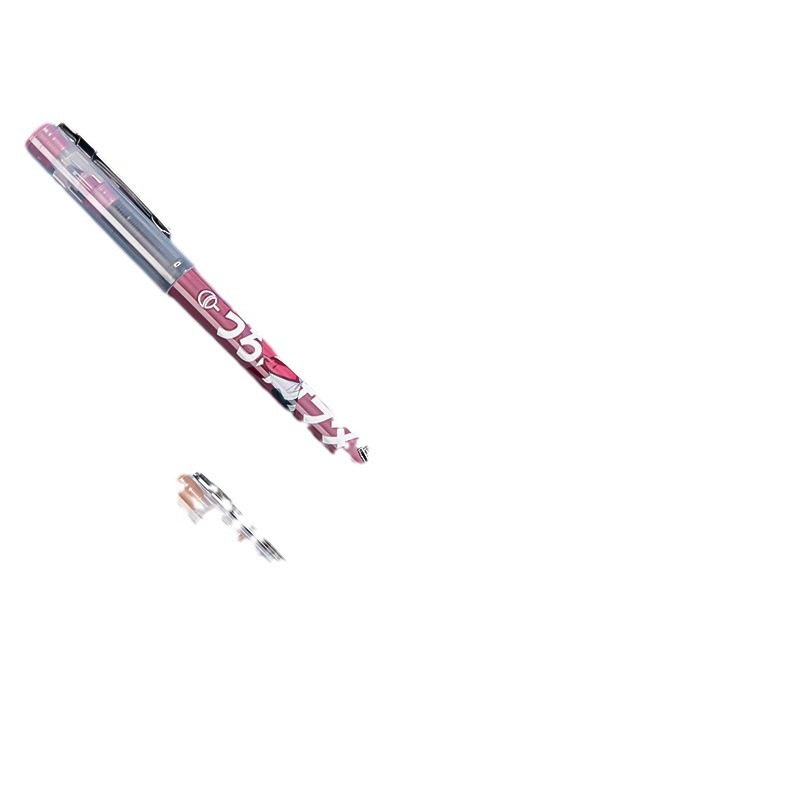 Deli s875 gel pluma Naruto serie recta líquido bolígrafo 0,5mm aguja completa tubo gel pluma