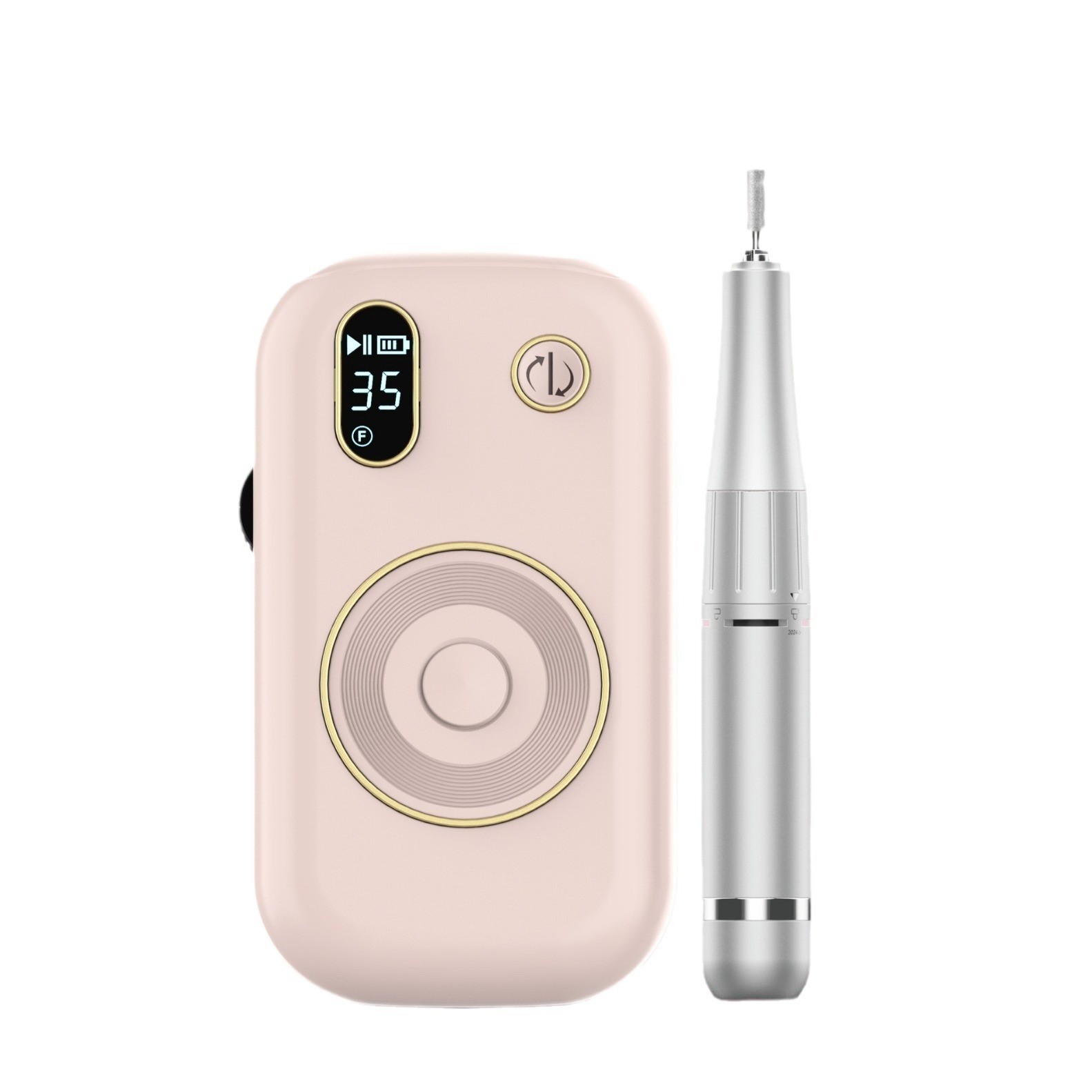 Poinador de uñas portátil doméstico de almacenamiento profesional de eliminación de uñas pretratamiento herramienta de manicure eléctrica para eliminar la piel muerta