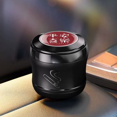Car Ashtray, Car Ashtray, Creative Car ashtray - peace-and-joy-short-style