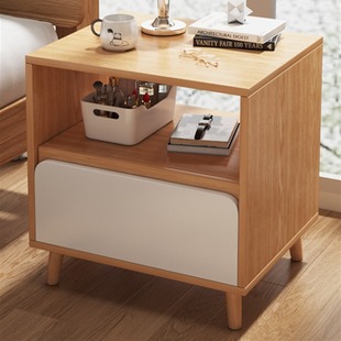 Bedside Table Modern Simple Bedside Storage Rack for Bedroom 2024 New Simple Bedside Storage Cabinet Small Bedside Cabinet