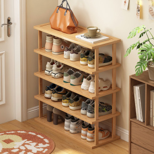 Household Simple Shoe Rack Indoor Dormitory Rental House Entrance Door Multi-Layer Large Capacity Storage Space-Saving New Shoe Rack