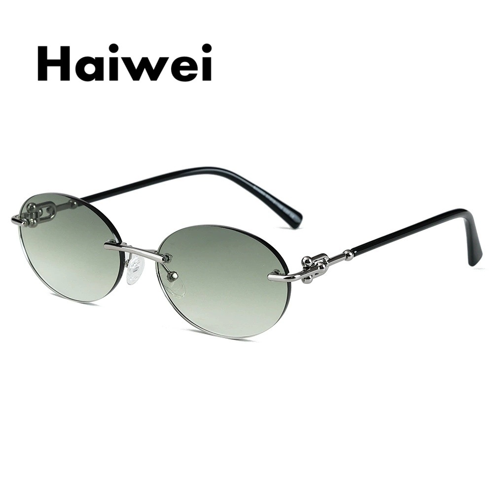 Europäische 5A- und hochwertige amerikanische rahmenlose Sonnenbrille für Damen, modisch, exklusiv, hochwertig, UV-Schutz, ideal für den Urlaub_voghion.com