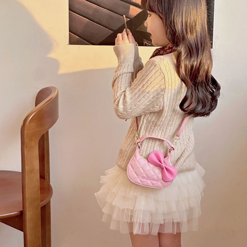 Bolsos para niños, lindos gatos, bolsos de hombro, mini bolsos, bolsos de arco, bolsos de accesorios