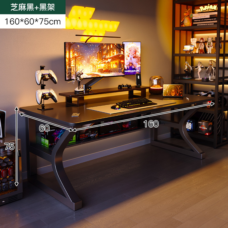 Mesa de computadora mesa de escritorio mesa de deportes electrónicos mesa de oficina simple para el hogar mesa de trabajo mesa de dormitorio mesa de estudio combinación de mesa y silla