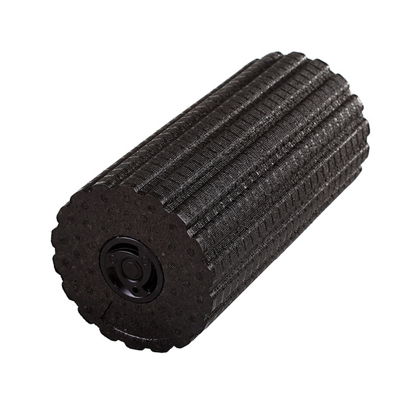 Vibración eléctrica yoga columna rodillo deporte masaje varilla de espuma sólida masaje eje de acondicionamiento muscular equipo de yoga