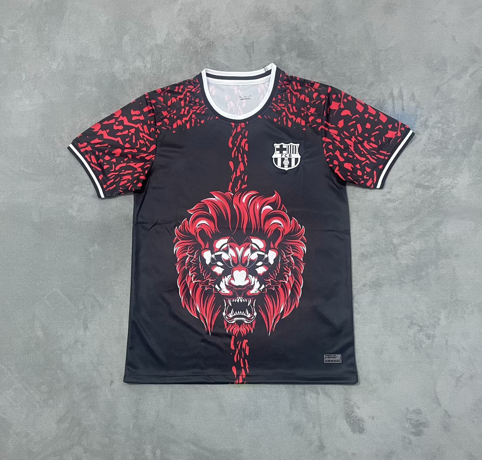 25-26 Fabricante especial de ropa de fútbol venta directa de una camiseta de malla camiseta de mangas cortas ropa de fútbol deportiva