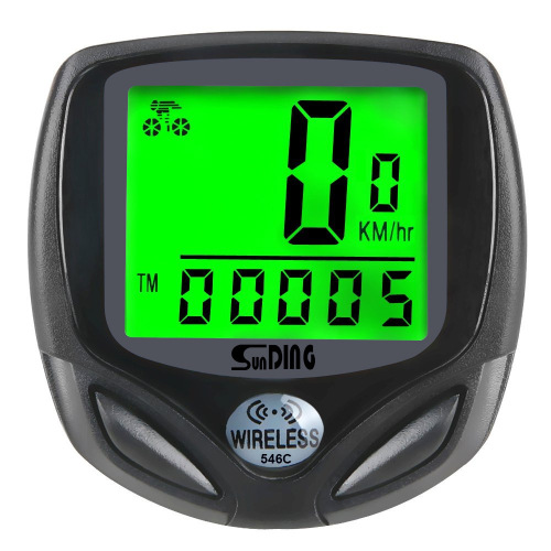Sunding bicycle computer Sunding 548C 546C wireless computer luminous English Chinese odometer