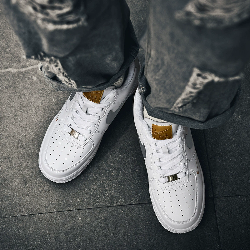 Nike Air Force 1, Air Jordan, низкая обувь, спортивная белая обувь для отдыха, кроссовки