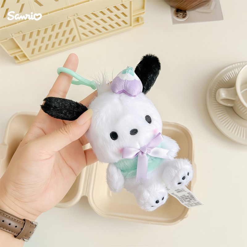 正版授权三丽鸥花卉系列HelloKitty库洛米美乐蒂毛绒公仔挂件玩偶|undefined