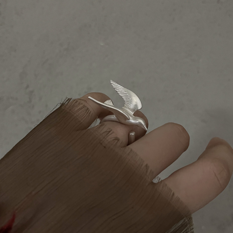 Vintage French Style Adjustable Open Ring For Women_voghion.com