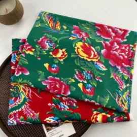 印花、扎染布;府绸