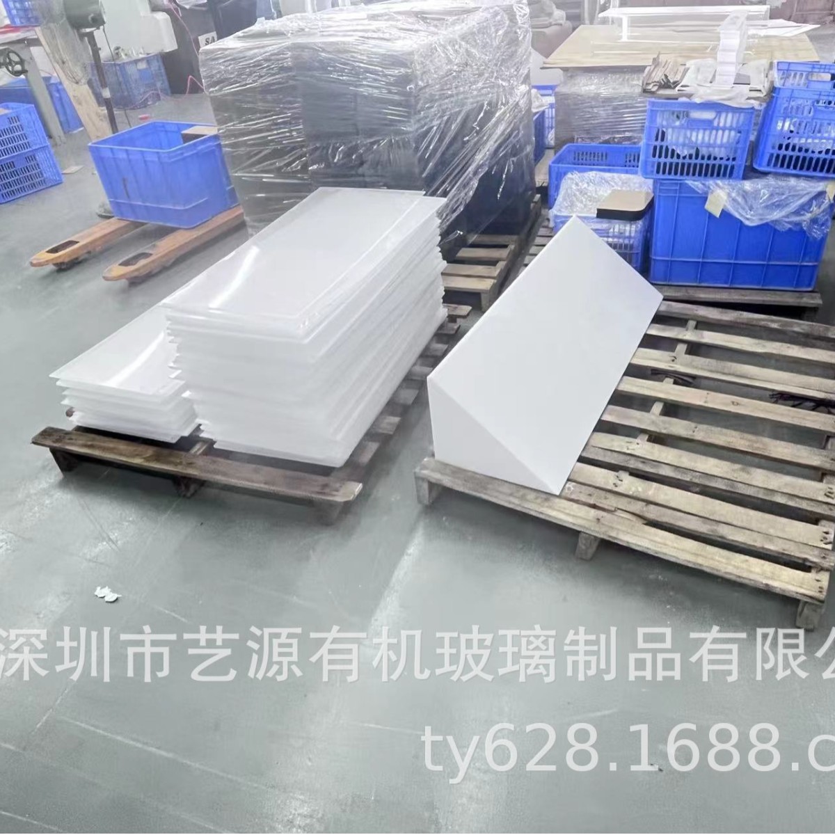 深圳厂家 制作亚克力白色折弯展示盒  有机玻璃白色板加工 罩子