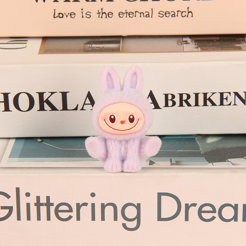 かわいいトレンディな植毛ラブ布羊の装飾品樹脂 diy ジュエリーアクセサリー人形マイクロ風景小さな装飾品ギフト|undefined