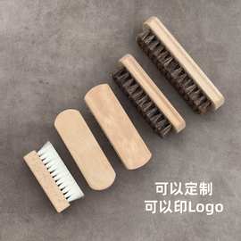 厂家批发榉木马毛刷马鬃软毛鞋刷皮革抛光清洁毛刷皮鞋刷猪鬃刷子