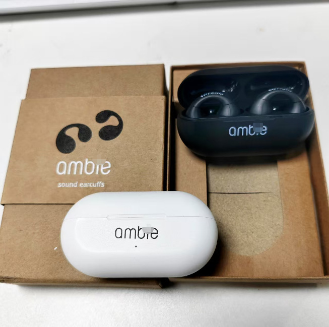 Cross-border amble bone conduction bluetooth headset 5.3 clip-on-ear wireless non-ear long endurance sports headset wholesale